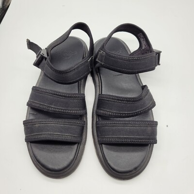Dr Martens Sandals Mens Effra Black Open‎ Toe Sandal Size 7 Amazon.com | Dr. Martens Unisex Forster Poly Rip Stop Sandal  main image 4