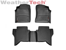 WeatherTech Floor Mats FloorLiner for Toyota Hilux (Mexico) - 2006-2011 - Black