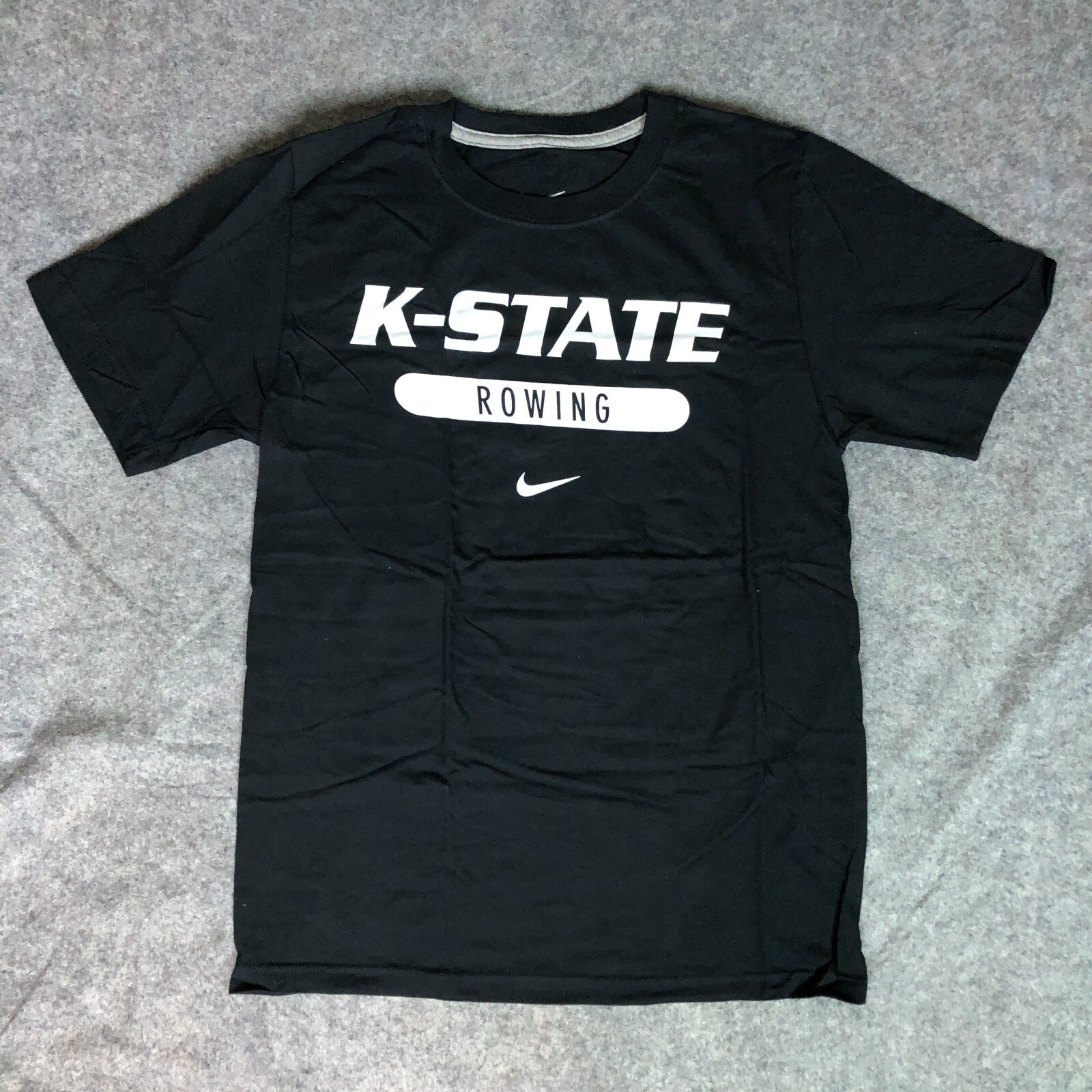 FILA Camicia da uomo Kansas State Wildcats extra small Nike nera manica corta canottaggio