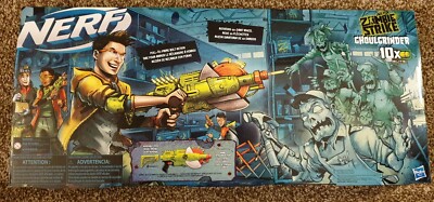 Nerf Zombie Strike Ghoulgrinder Blaster -- Rotating 10-Dart Wheel
