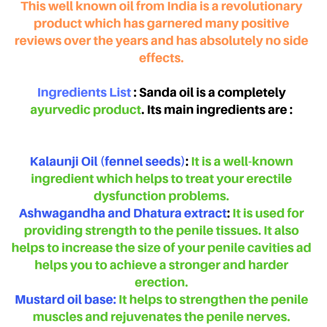 Natural Ayurvedic Oil For Premature Ejaculation Maintains Hardness 15ml eBay