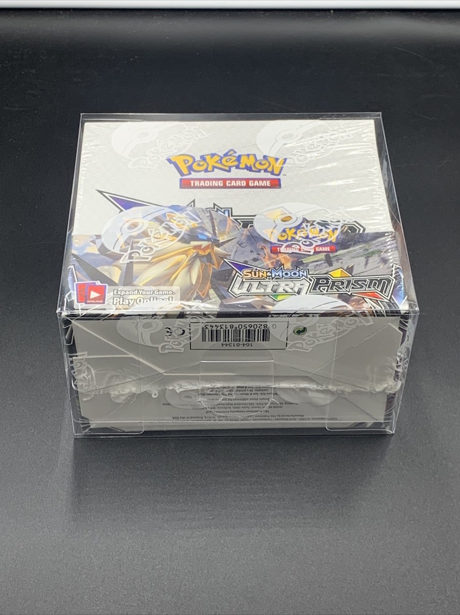 pokemon ultra prism booster box case Amazon.com: EVORETRO Booster Box Acrylic Case Display Protector with  Sliding Lid main image 1
