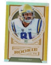 2019 Panini Legacy CALEB WILSON RC PREMIUM EDITION PRIZM GOLD #146 UCLA /25