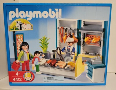 Playmobil 4412 Butcher Shop RARE Mint
