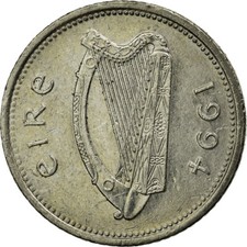 #448257 M&uuml;nze, IRELAND REPUBLIC, 10 Pence, 1994, SS, Copper-nickel, KM:29