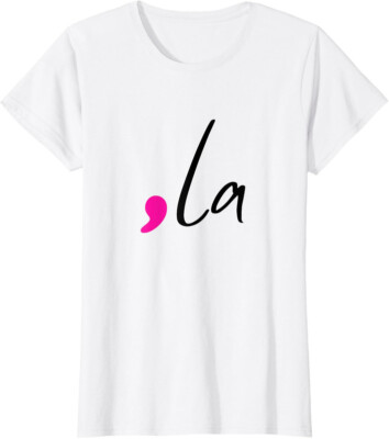 Comma La Kamala Harris President 2024 Stop Design Ladies' Crewneck T-Shirt