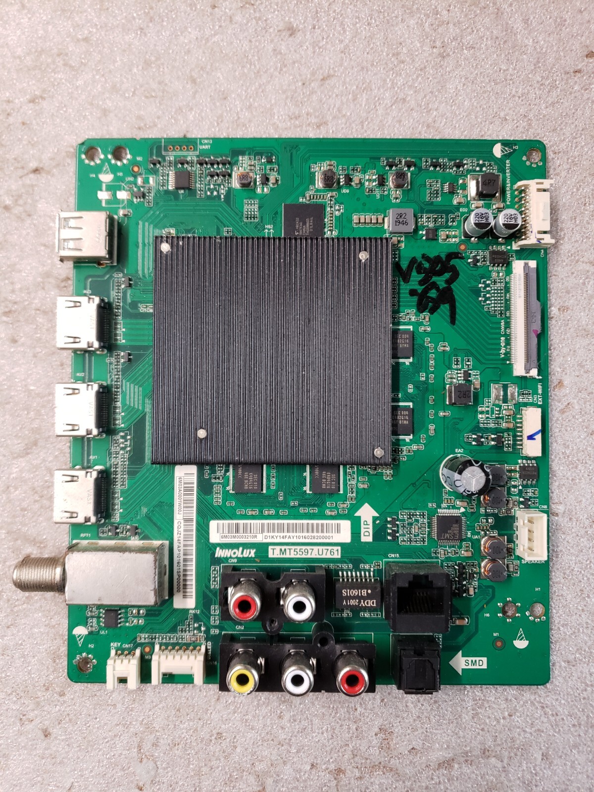 VIZIO 50" V505-G9 MAIN BOARD T.MT5597.U761 Motherboard Input Video UNIT ...