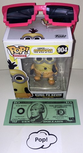 Funko POP! Movies: Minions: The Rise of Gru - Kung Fu Kevin Vinyl Figure, New.
