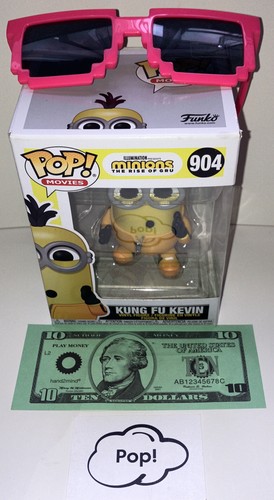 Funko POP! Películas: Minions: The Rise of Gru - Figura de vinilo de Kung Fu Kevin, nueva. - Imagen 1 de 7