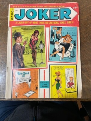 Joker Magazine Nov 1969 Good Girl art, GGA, Wenzel, Bill Ward, pinups, GGA