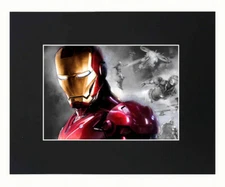 Iron Man Superhero Avengers Marvel Comics Art Print Picture Photograph Matted