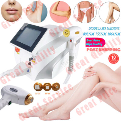 808nm 1064nm 755nm Diode Laser Körper Haarentfernung Skin Rejuevantion Maschine