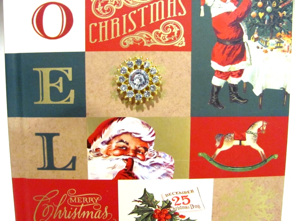 Pooch & Sweetheart Christmas Jewel Brooch~ "Vintage Santa" Lined Journal ~NEW - Image 3 of 4