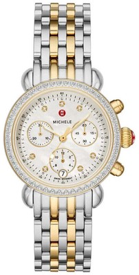 Michele CSX-36 Chronograph Mother of Pearl Dial Stainless Steel Womens Watch Michele CSX-36 Chronograph Mother of Pearl Dial Date Two  main image 4