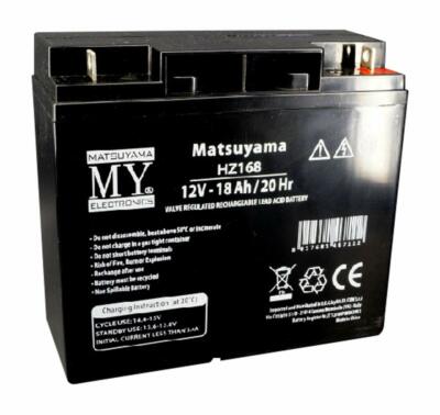 Batteria Al Piombo Ermetica AGM Electron 6V 4Ah – Ricaricabile, Faston 4.8mm