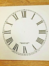 4 1/2" New Haven Clock Paper Dial, Roman Numeral             (Lot 182)