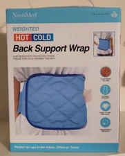 NUVOMED-FOR BACK SUPPORT/WEIGHTED-HOT/COLD WRAP- SPA GRADE-ADJUSTABLE-NIP