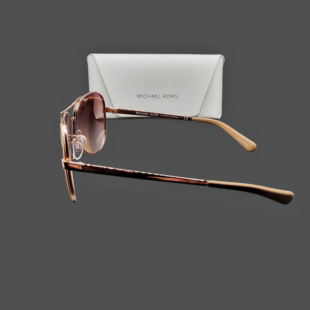 MICHAEL KORS PILOT ROSE GOLD CHELSEA 59MM SUNGLASSES Michael Kors MK5004 Chelsea Sunglasses | LensCrafters main image 3
