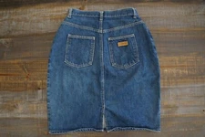Vintage Gitano Denim Skirt Size 12 (TAG) SEE PICS 4 MEAS