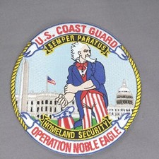 USCG United States Coast Guard Operation Noble Eagle 5" Patch