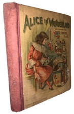 1898, ALICE'S ADVENTURES IN WONDERLAND, & TTLG, by LEWIS CARROL, JOHN TENNIEL