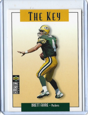 1995 Collector's Choice Update Brett Favre ''The Key'' Card #U73