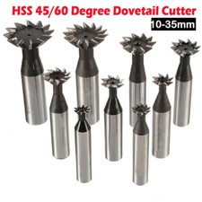 45 Grad Premium HSS Schwalbenschwanzschneider Stirnfr&auml;ser Werkzeug Silber 60&deg;