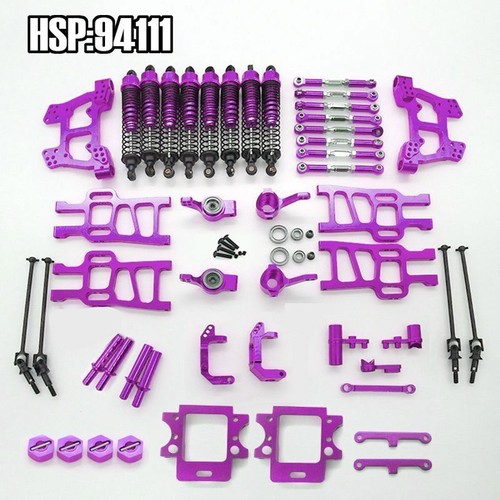 Full Set Upgrade Parts Pack 94108 94111 For HSP RC Truck 1:10 Aluminum Alloy CNC - Picture 3 of 13