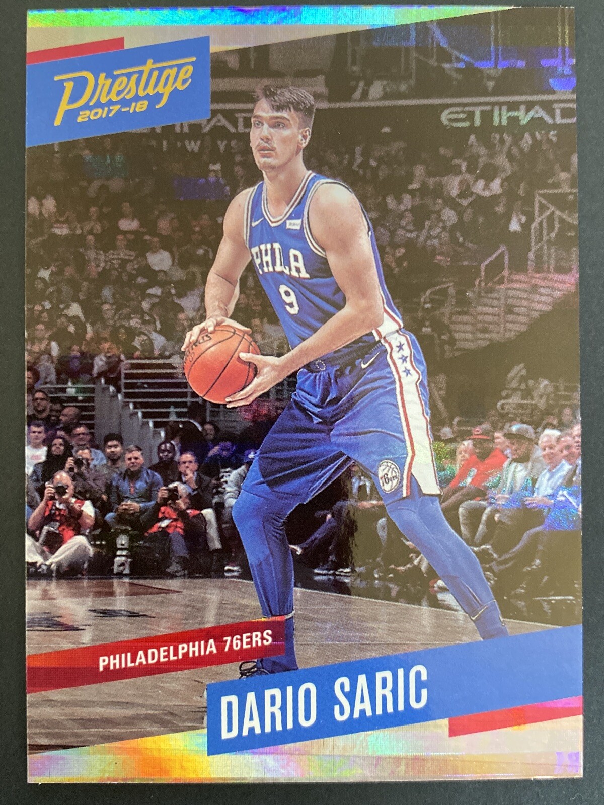 2017-18 Panini Prestige Basketball Horizon #4 Dario Saric Philadelphia 76ers NBA