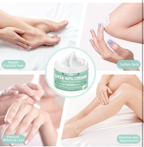 Urea Cream 40 Percent For Feet Plus 2% Salicylic Acid 5.29 oz || Foot Cream (3) - Picture 5 of 11