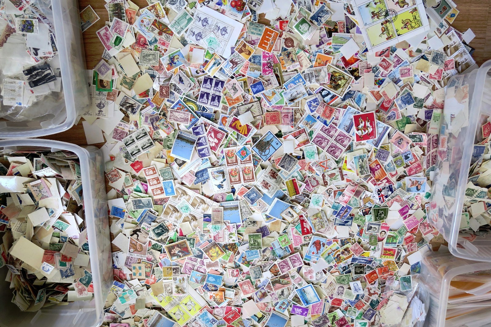 Worldwide Bulk Kiloware Stamps Mixtures Over 2000 Off Papers FREE US SHIPPING eBay