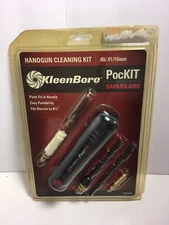 KLEENBORE PocKIT Gun Cleaning Kit Pistol .40/.41/10mm w/ Jag/Brush/Mop - #POC224