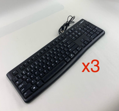Logitech K120 Keyboard (Lot of 3)