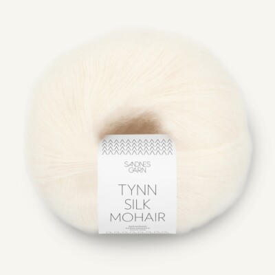 TYNN SILK MOHAIR von SANDNES GARN - NATUR (1012) - 25 g / ca. 212 m Wolle