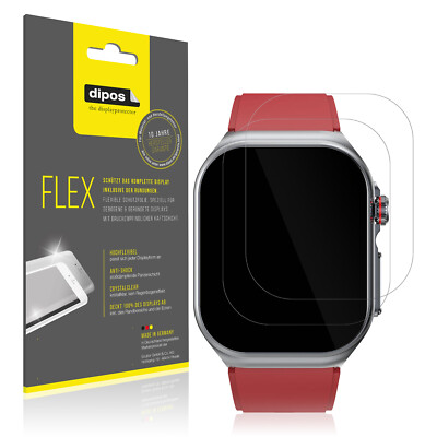 2x Film de protection d'écran pour Rollme X3 Smartwatch, recouvre