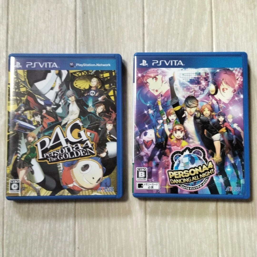 PS Vita Persona 4 Golden P4 Dancing All Night Set Sony PlayStation Japan Used