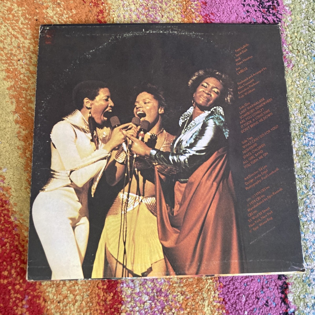 LaBelle – Nightbirds - 1974 - Epic KE 33075 Vinyl LP VG&frasl;VG!!!