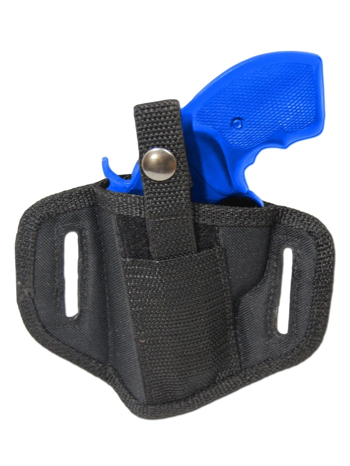 New Barsony 6 Position Ambidextrous Gun Pancake Holster for S&W 2" Snub Nose Rev - Image 2 of 4