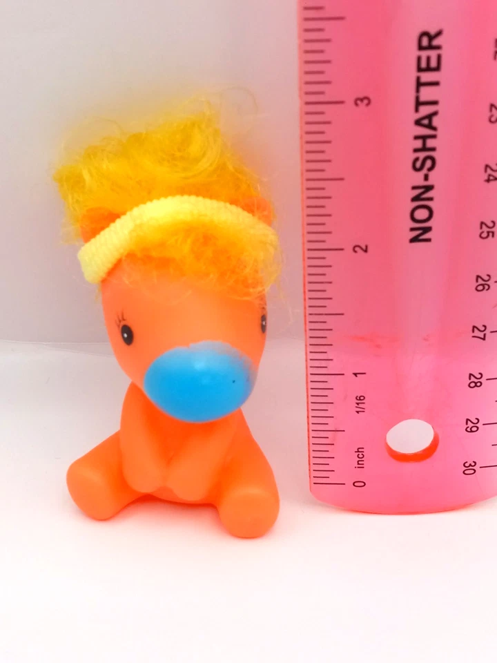 My Little Pony Vintage Takara Fakie Naranja y Azul con Repro Inserto Arte LEER Foto 2 de 4