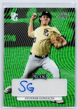 2023 Leaf Perfect Game Baseball Bonus Auto #1/1 Stunner Gonzales