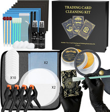 Card Care Clean Kit,17-In-1 Card Cleaning and Polishing Restoration Kit, Trading