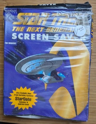 Star Trek the Next Generation Screen Saver for Windows Berkeley/Afterdark (1994)