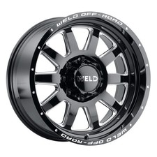 4 New 18x9 Weld Off-road Stealth Black Mill 5x139.7 5x150 5x5.5 Et-12 Wheel Rim