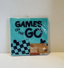 Games On The Go Checkers Tic Tac Toe Maze Unit Felt Busy Book Play Set Target