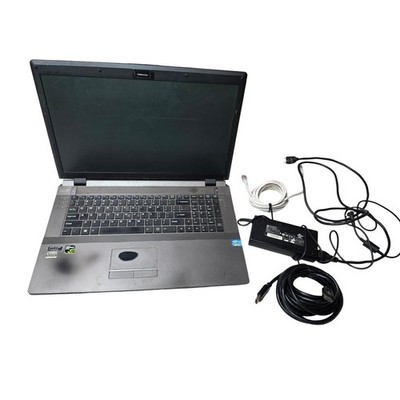 Sager Clevo W370ST Gaming Laptop Intel Core i7 NVIDIA GeForce GTX 17.3 inch Gray