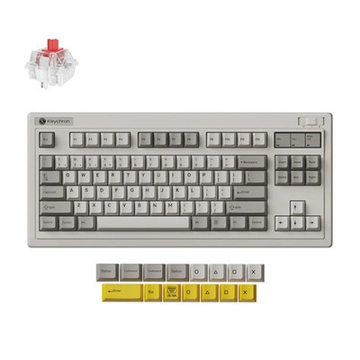 Keychron R3-M1 QMK Wireless Mechanical Keyboard (GRIJS, US LAY-OU