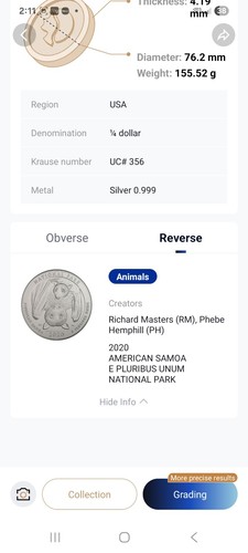 USA 25 cents American Samoa 2020-P-MS - Picture 4 of 6