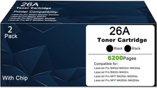 26A Black Toner Cartridges HP CF226X 26X CF226A CF226 LaserJet Pro MFP   