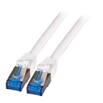 EFB RJ45 Patchkabel S/FTP Cat6A Superflex LSZH WEISS Laenge 1m 10Gbit 500MhZ 100