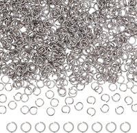 Unicraftale 1000Pcs 7Mm Jump Ringe Edelstahl Biegeringe Offene Biegeringe Anschl